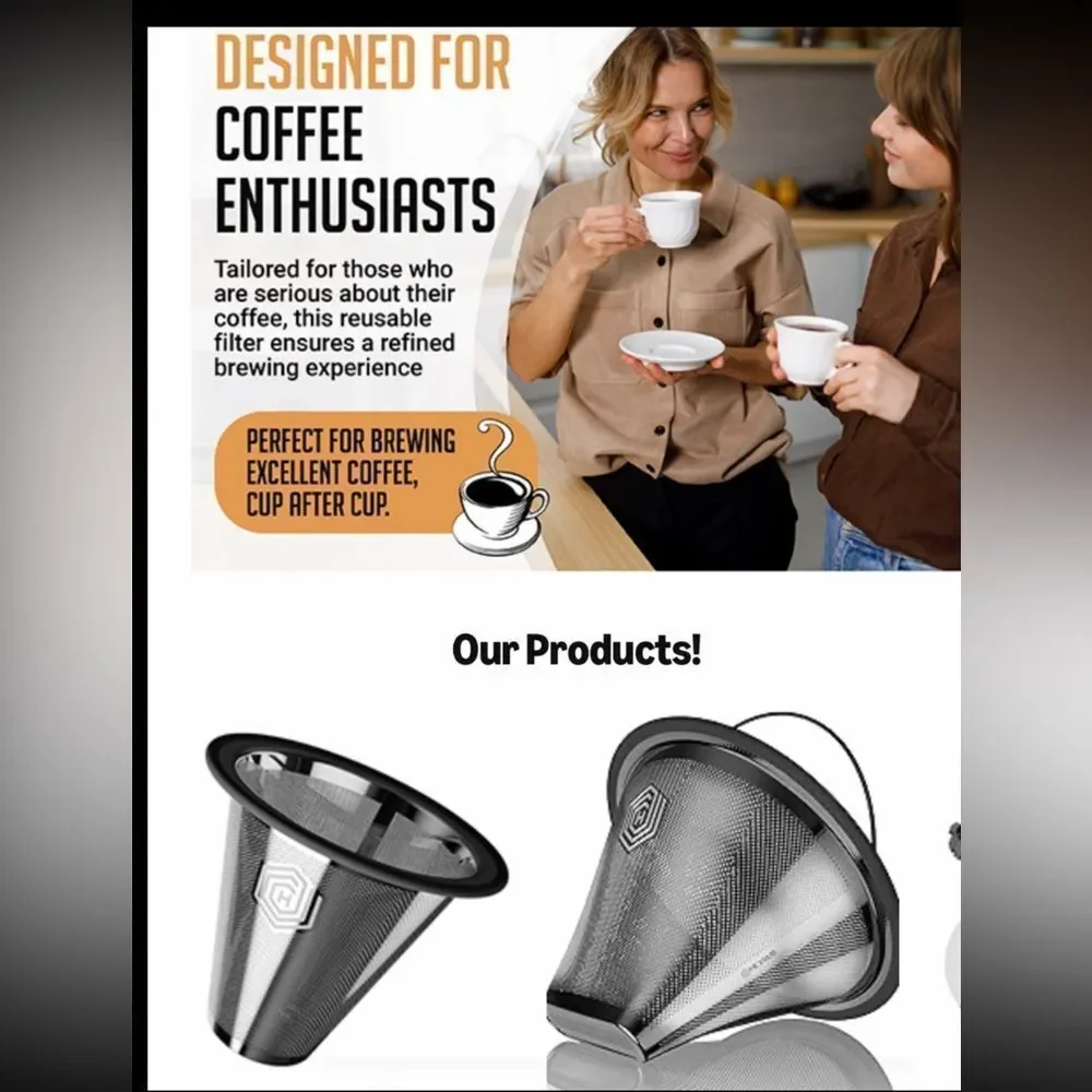Stainless Steel Mesh Coffee Filter